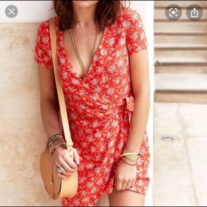 Coral Sezane Olympia dress